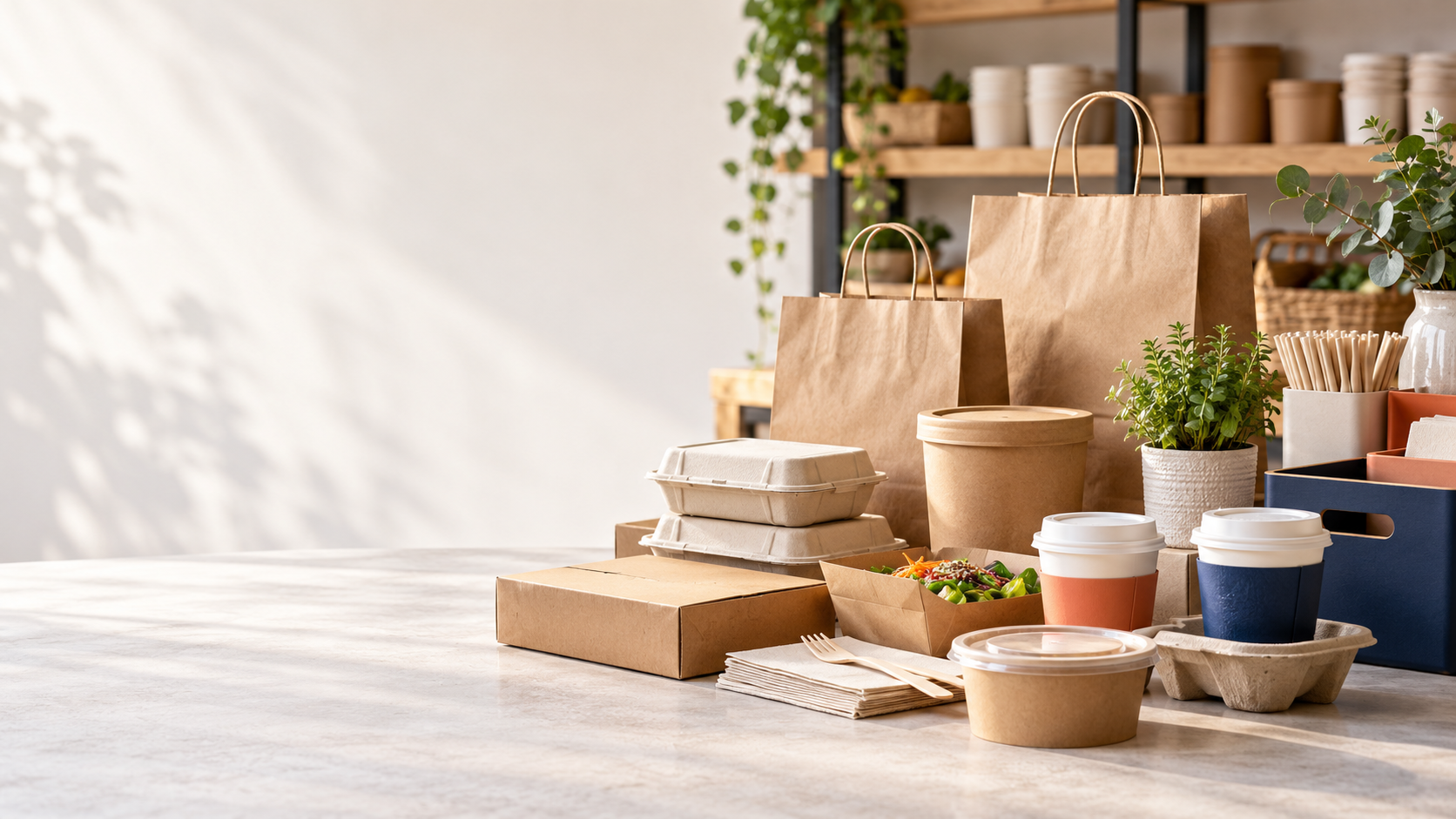 Selección de envases, artículos comerciales y productos para el hogar